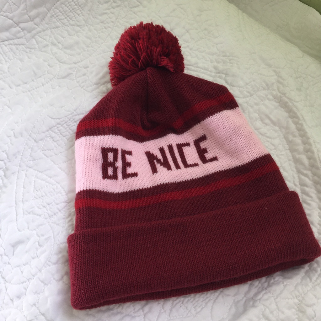 Nwot Be Nice Beanie